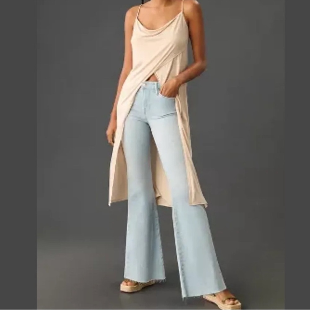 Frame Denim Light Blue Flare Jeans